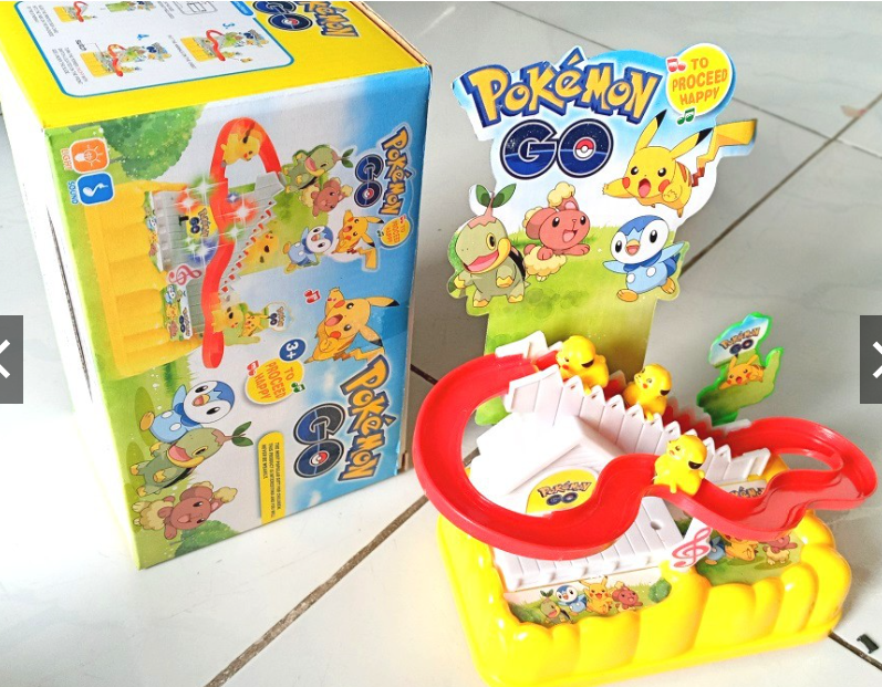 Hộp đồ chơi POKEMON leo thang trượt cầu tuột vui nhộn, dí dỏm