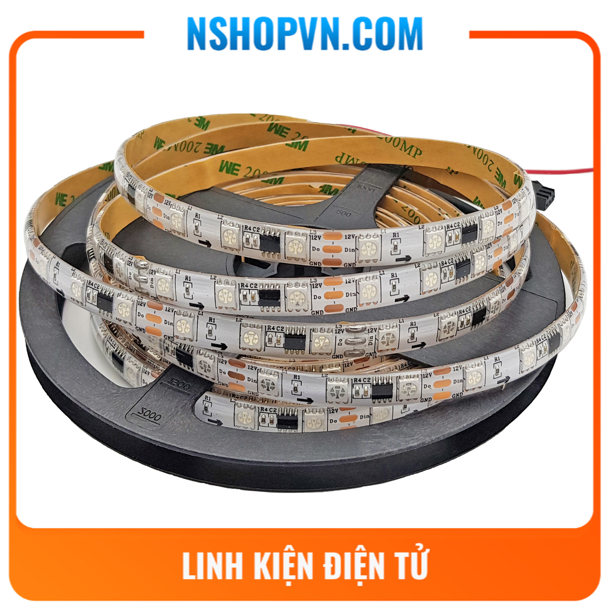 Led dây ws2811 phủ epoxy 12vdc