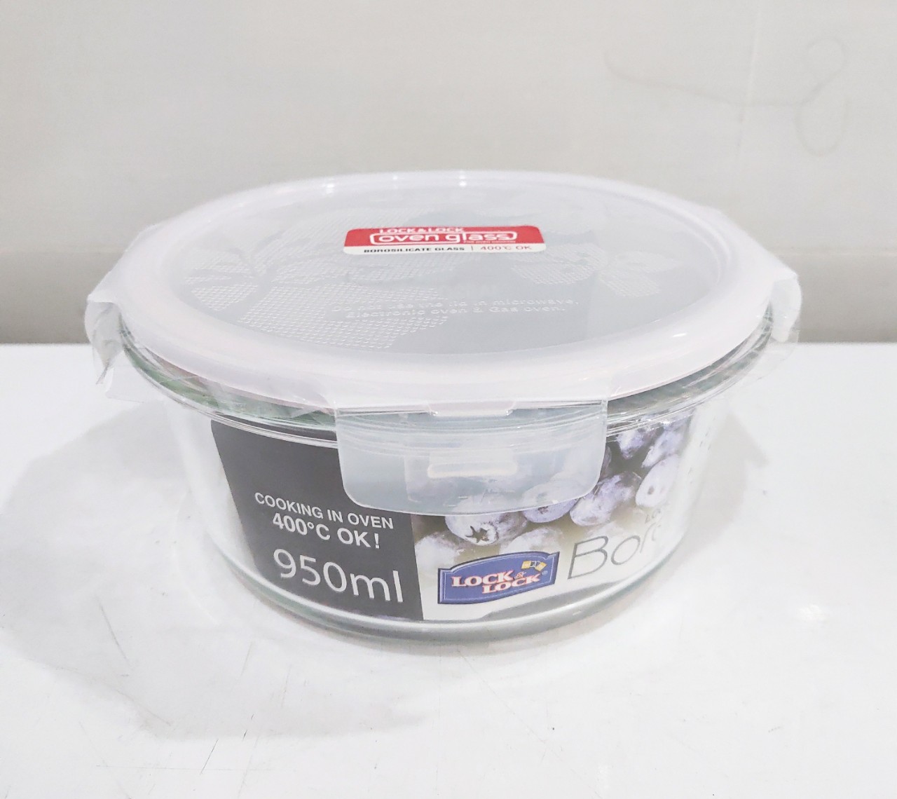 Hộp thủy tinh chịu nhiệt lock & lock 950ml tròn (LLG861)