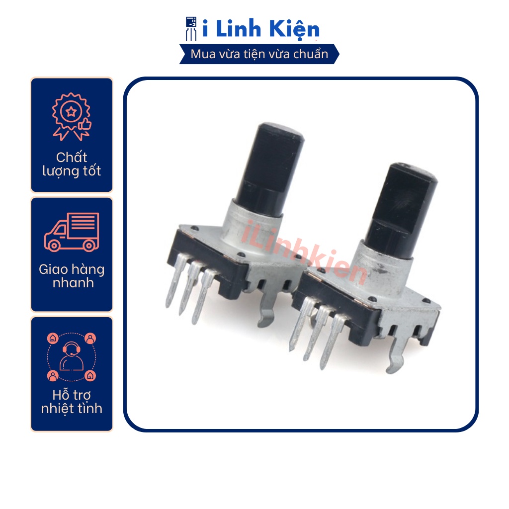 Công tắc volume vô cấp EC12 15mm 3 chân