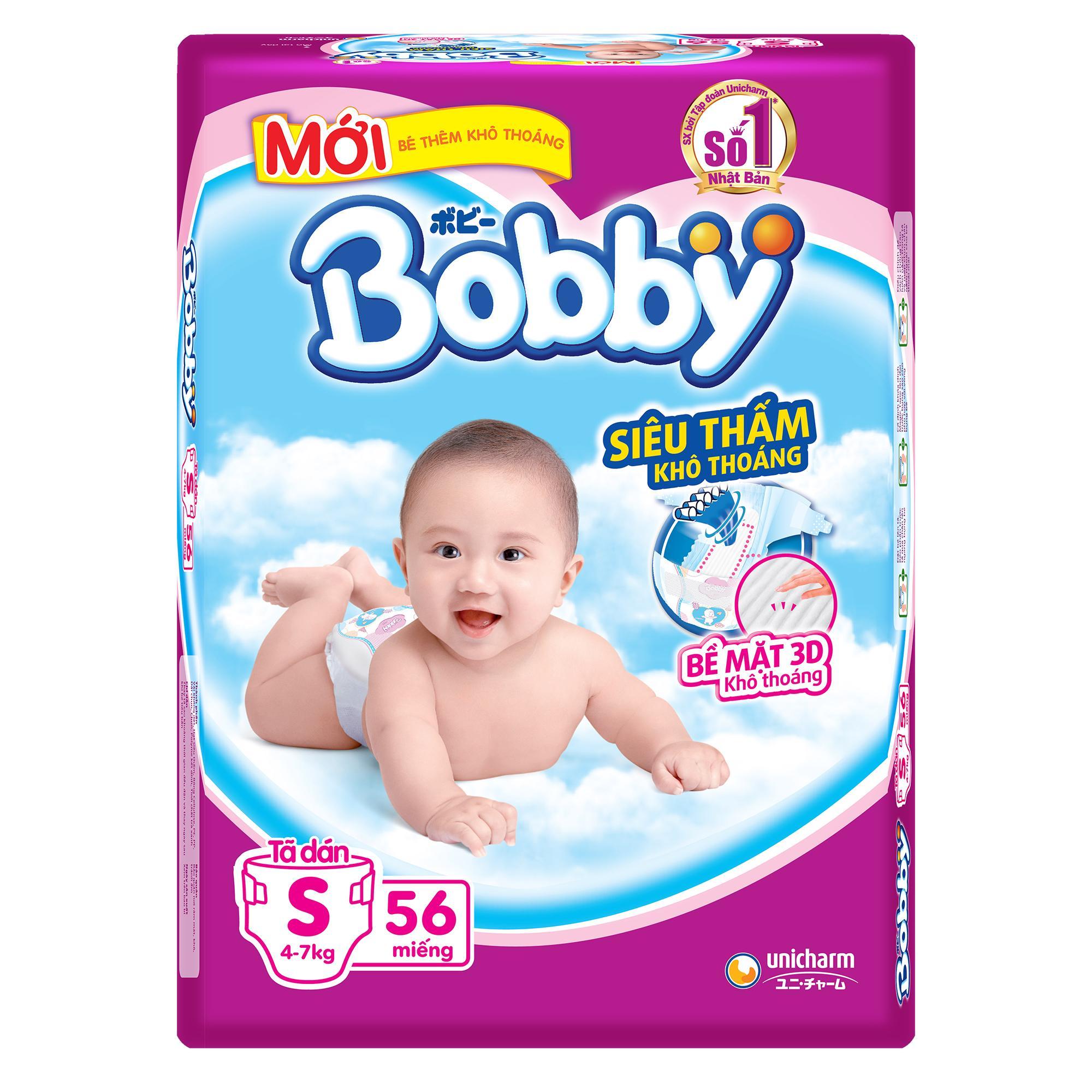 Tã dán Bobby S54 (4 - 7kg)