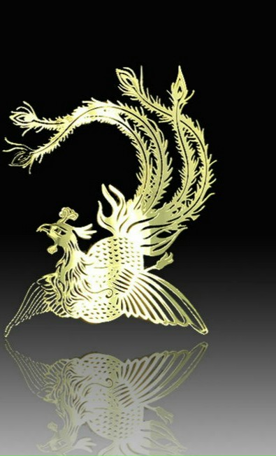 Miếng dán RỒNG, PHƯỢNG, HỔ (Long phụng sum vầy)