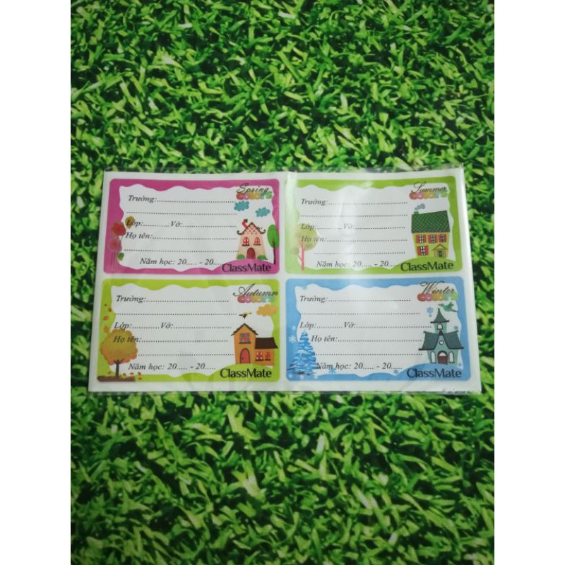 Tập Nhãn Vở 16 Cái Seasons Classmate
