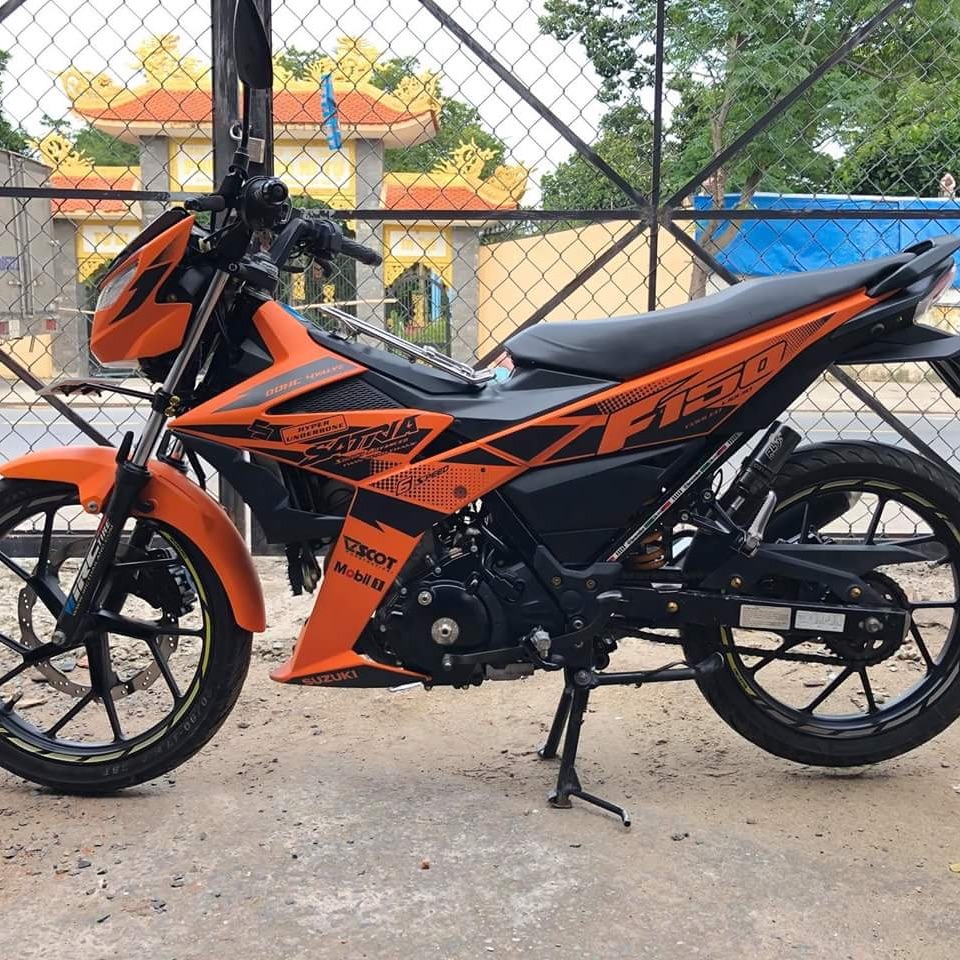 Tem Rời Satria F150 Decal Trong Dán Nhiều Màu Xe ( Ko Dán Được Xe Màu Đen )