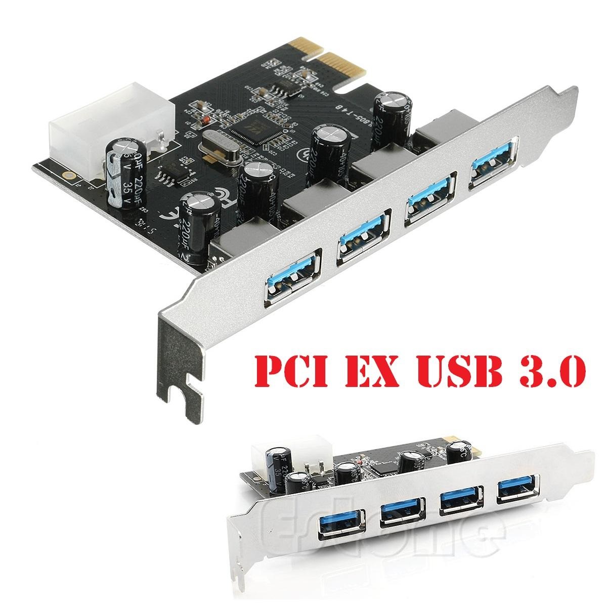 Card PCI Ex to 4 USB 3.0