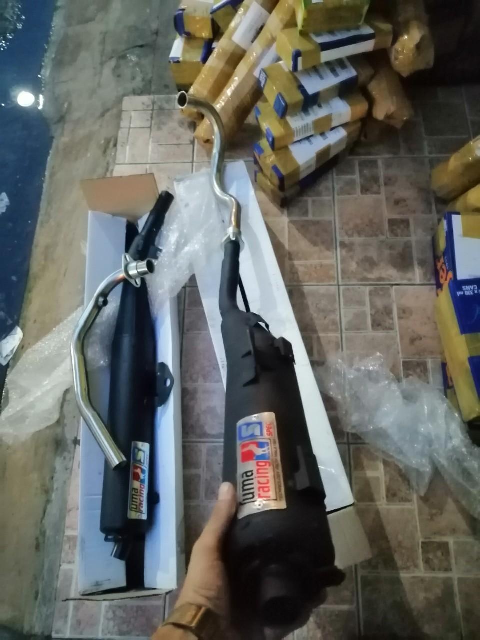 Pô uma exciter 150 có âm thanh móc nổ ấm (pô móc sản xuất sài gòn)