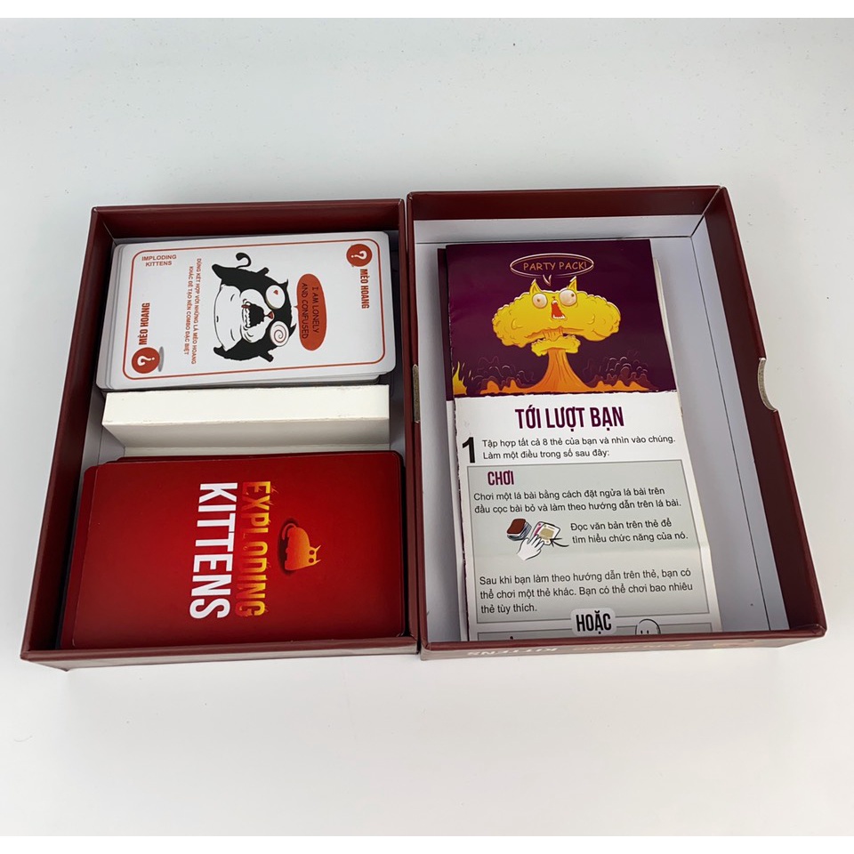 [Hoàn tiền 10%][Hoàn tiền 6%]Board game mèo nổ cảm tử Exploding Kittens : Party Pack