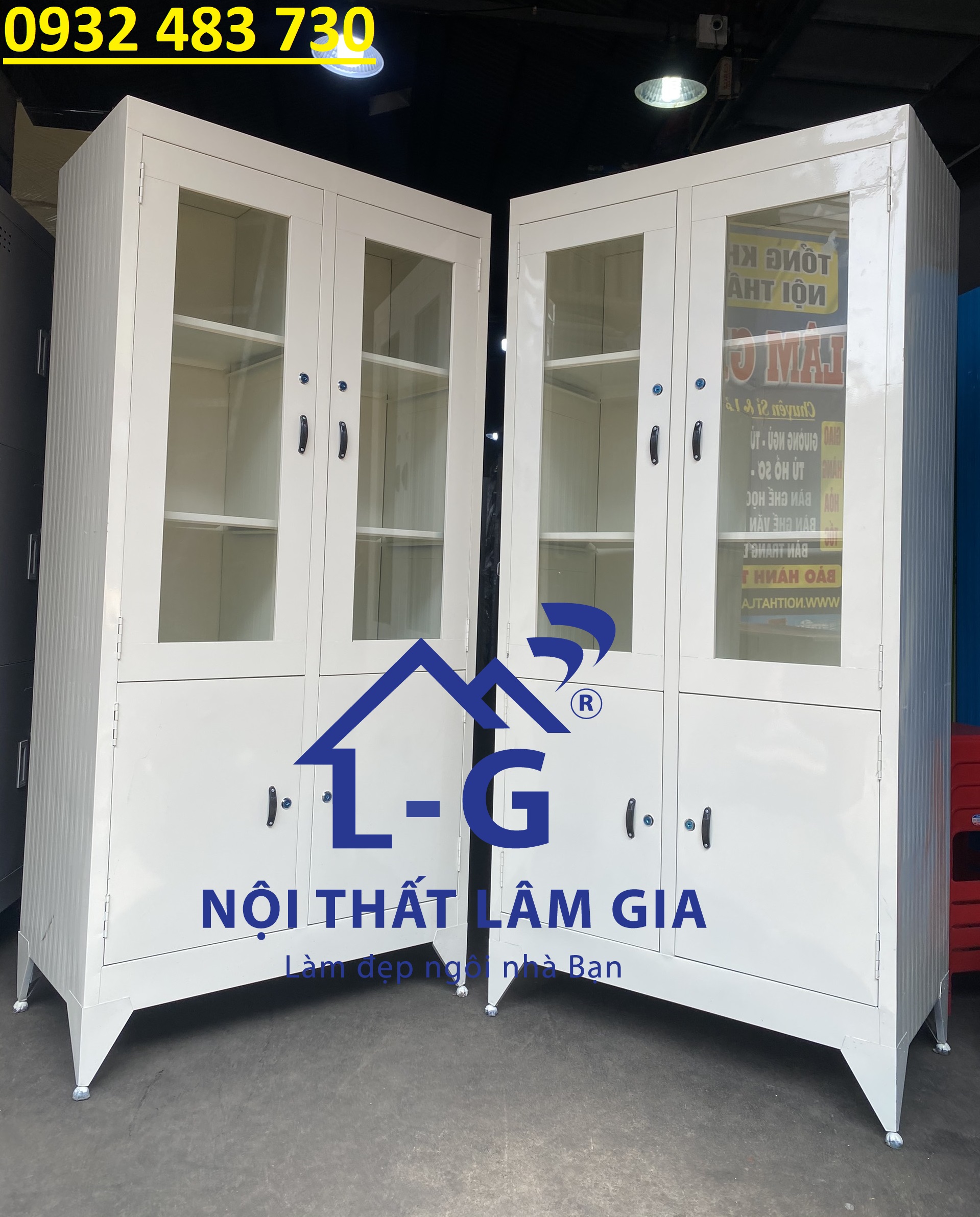 Tủ đựng hồ sơ kiếng văn phòng- tủ locker cao cấp