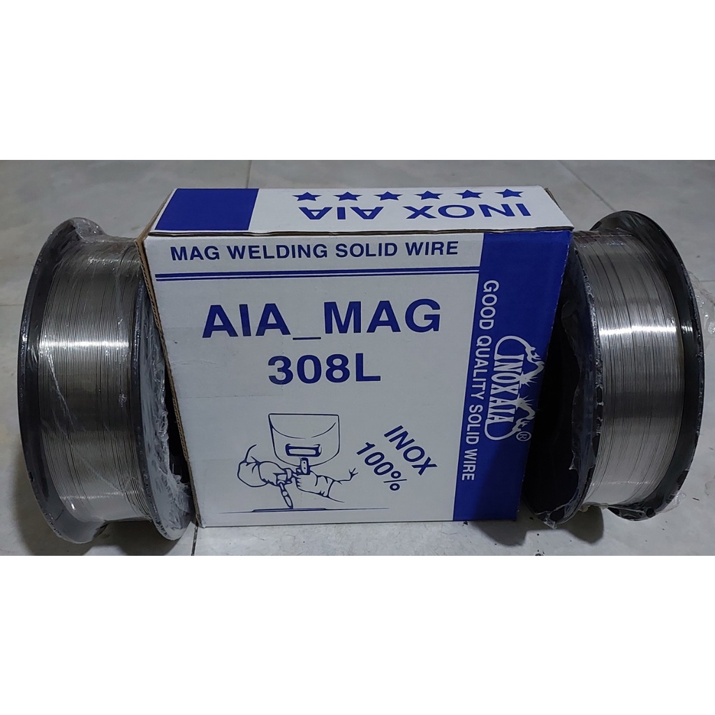 Cuộn dây hàn inox 1kg, dây có thuốc và dây không thuốc