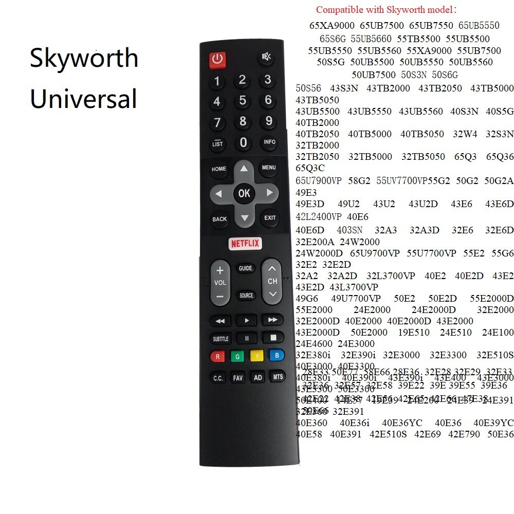 Phổ quát tất cả coocaa Skyworth thông minh điều khiển từ xa Skyworth Smart TV đó là tương thích với tất cả các Skyworth TV phổ Skyworth điều khiển từ xa