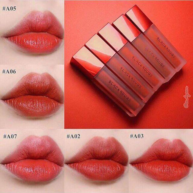 Son Black Rouge màu A06 Đỏ gạch