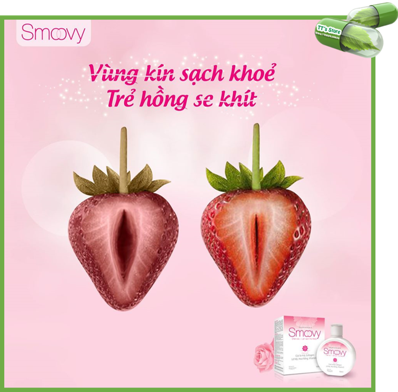 [HCM]Dung dịch vệ sinh Smoovy hồng 150ml [smovy smuvy]