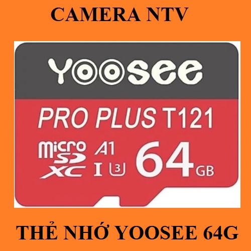 Thẻ nhớ MicroSDHC YooSee 32/64G chuyên dùng cho Camera