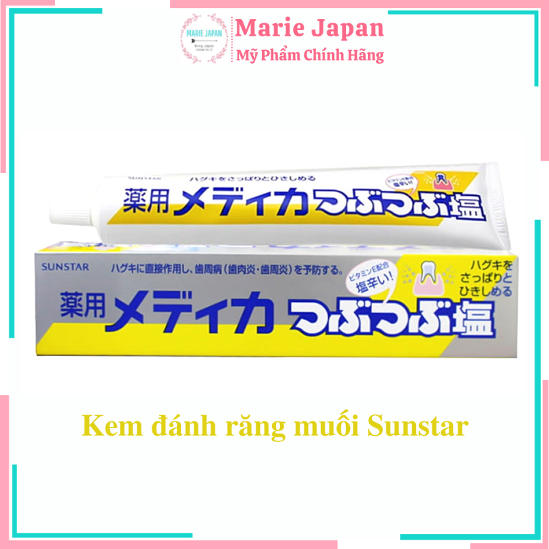 Kem đánh răng muối Sunstar 170g Nhật Bản