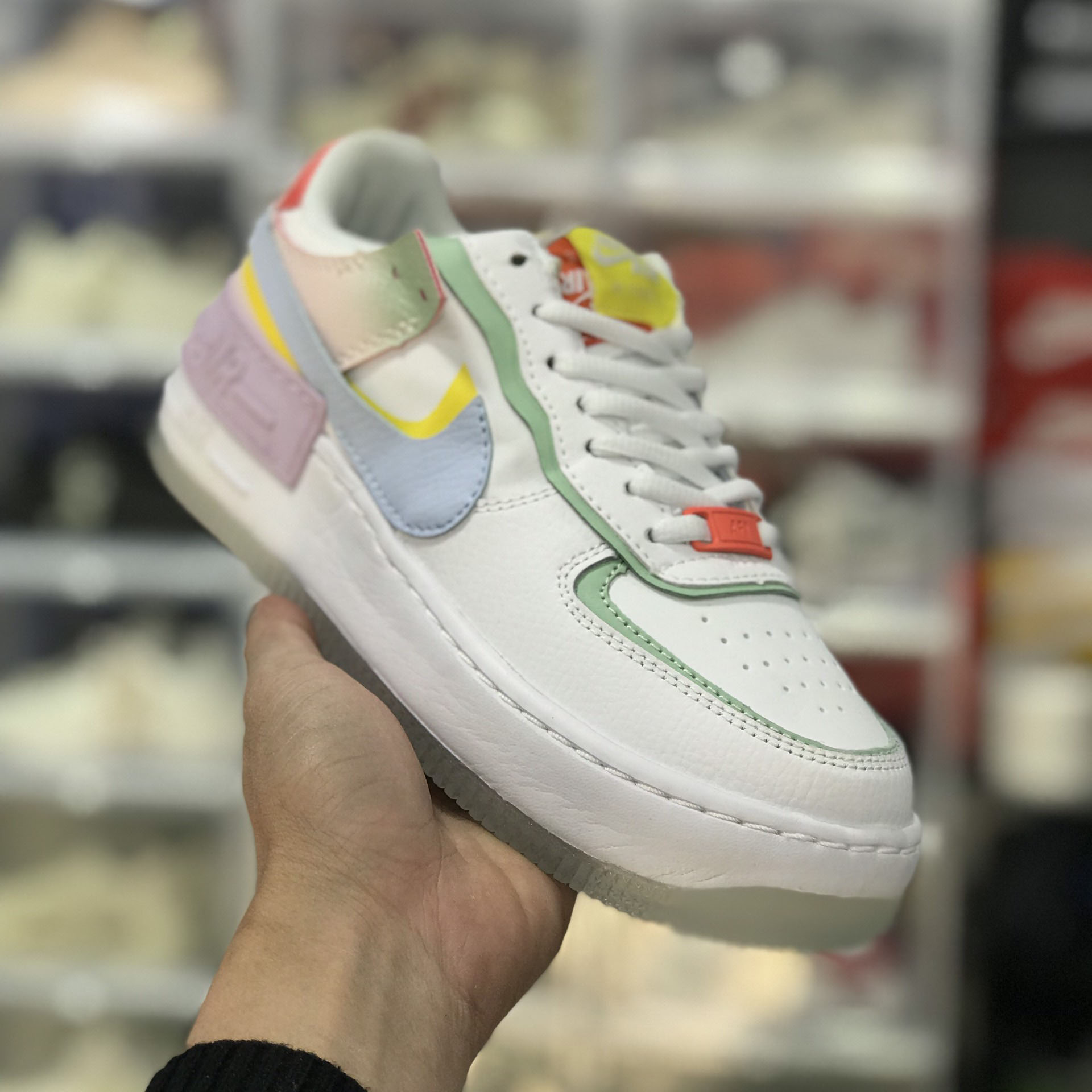 [HCM]Giày Air Force Shadow Kim cương Fullbox - meoraudinh
