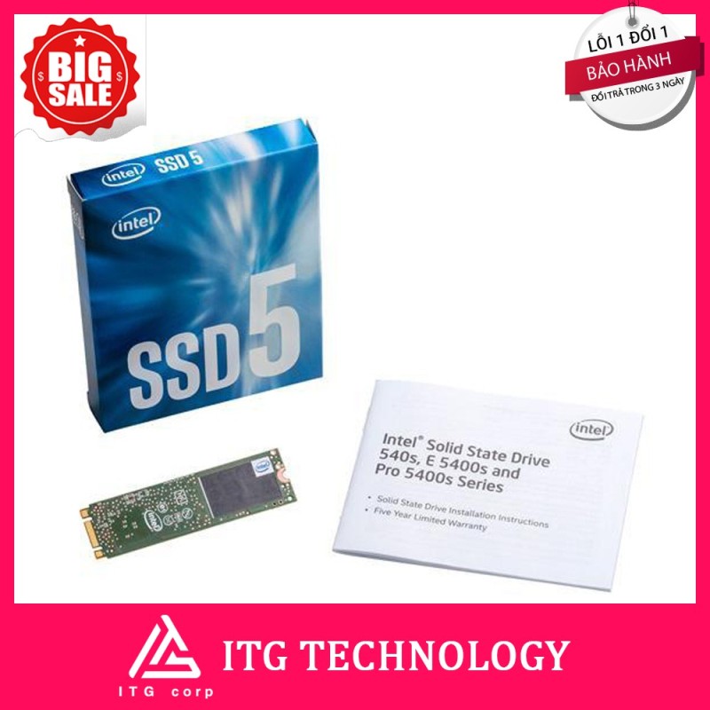 Bảng giá Ổ cứng SSD Intel 540s Series M.2 2280 Sata III 6Gb/S 180GB Phong Vũ