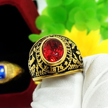 Nhẫn Mỹ Texas 1876 hàng thiết kế sưu tầm dùng lâu dài-Dùng tắm rửa thoải mái không đen