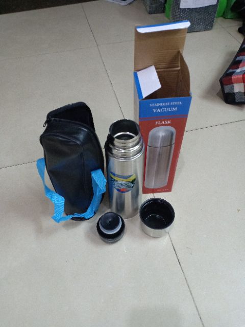 [HCM]Bình giữ nhiệt 1000ml có bao da.