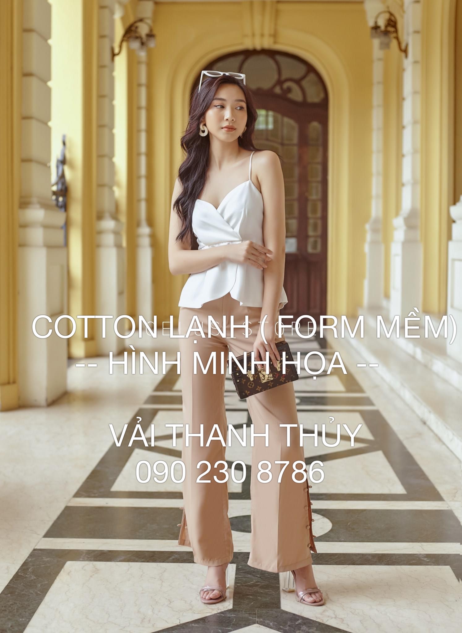 VẢI COTTON LẠNH ( LOẠI MỀM RŨ) - DÒNG VẢI CÔNG SỞ
