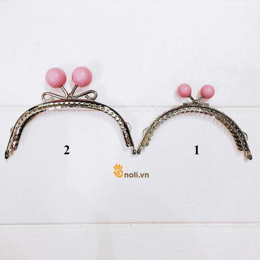 Pearl bag frame for handmade handbags