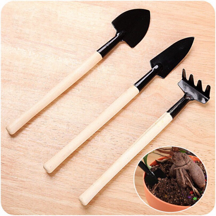 Bộ cuốc xẻng làm vườn mini