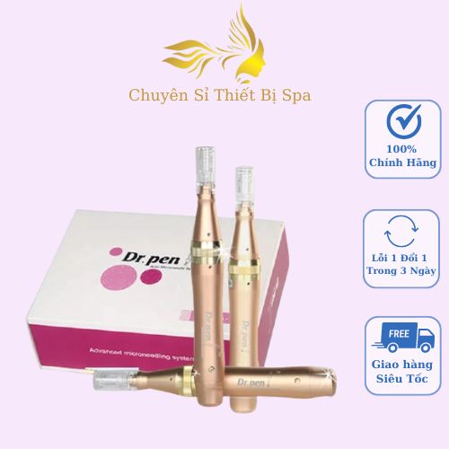 Máy phi kim Dr Pen M5 | vàng tích điện cấy tảo cấy phấn phi kim