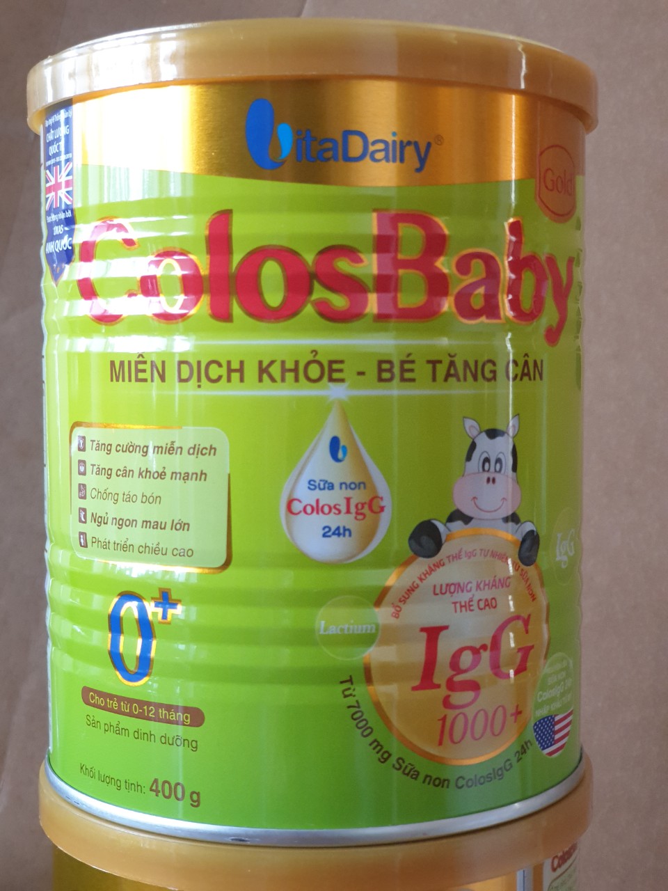 (Có tích điểm) Sữa Colosbaby Gold 0+ 400g