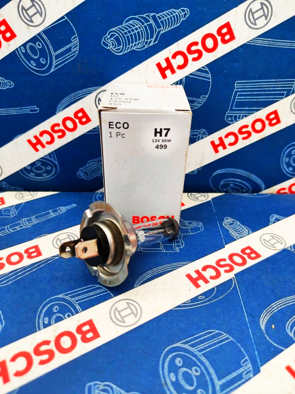 Bóng Đèn Bosch H7 12V 55W (Hộp 1 Bóng)