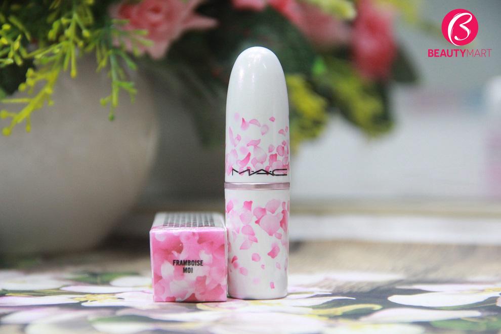 Son MAC Framboise Moi màu đỏ hồng