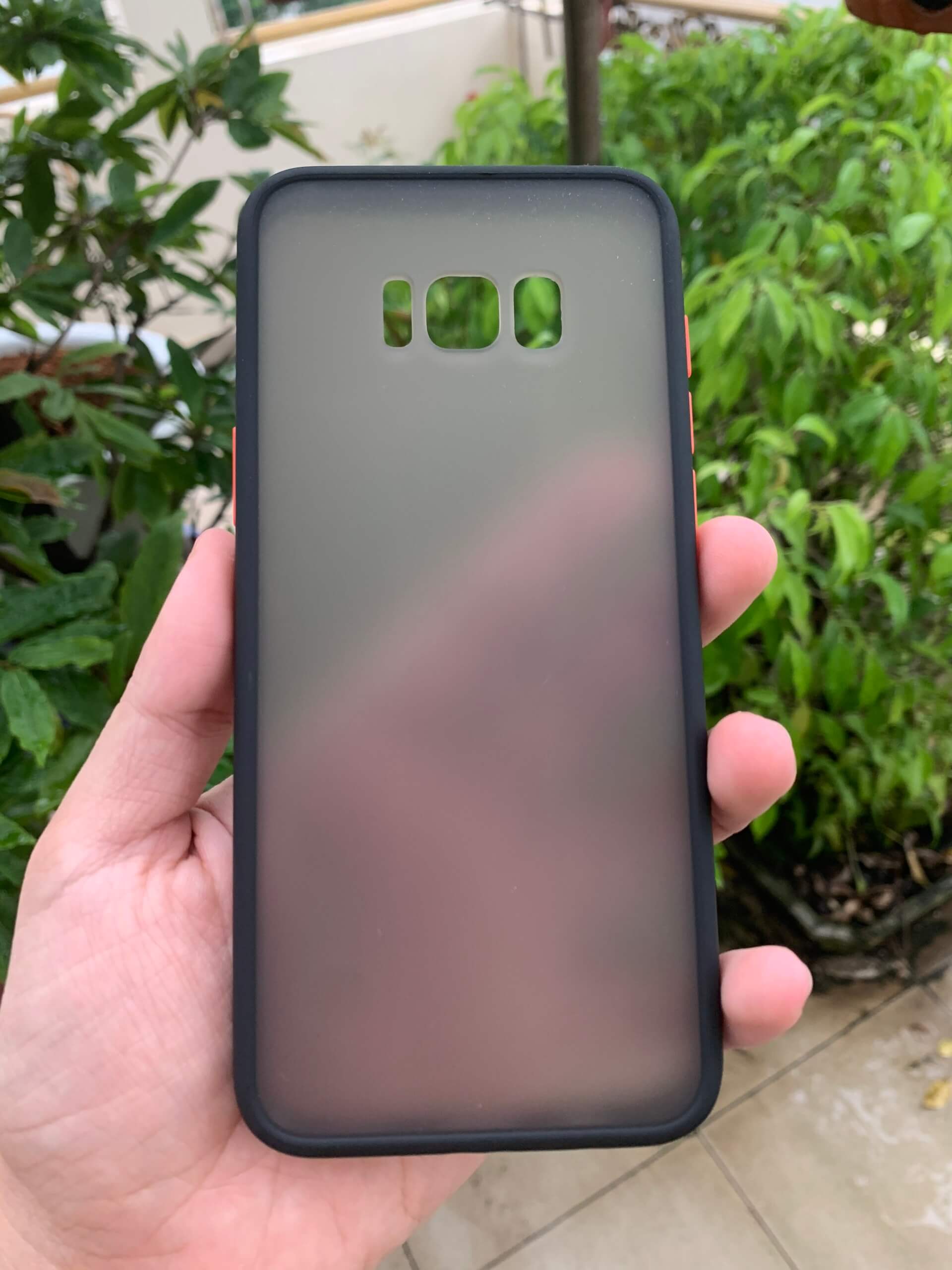 Ốp lưng Samsung S8/ S9/ S10/ S20/ Note8/ Note9/ Note10/Note20 mặt lưng mờ,viền silicone