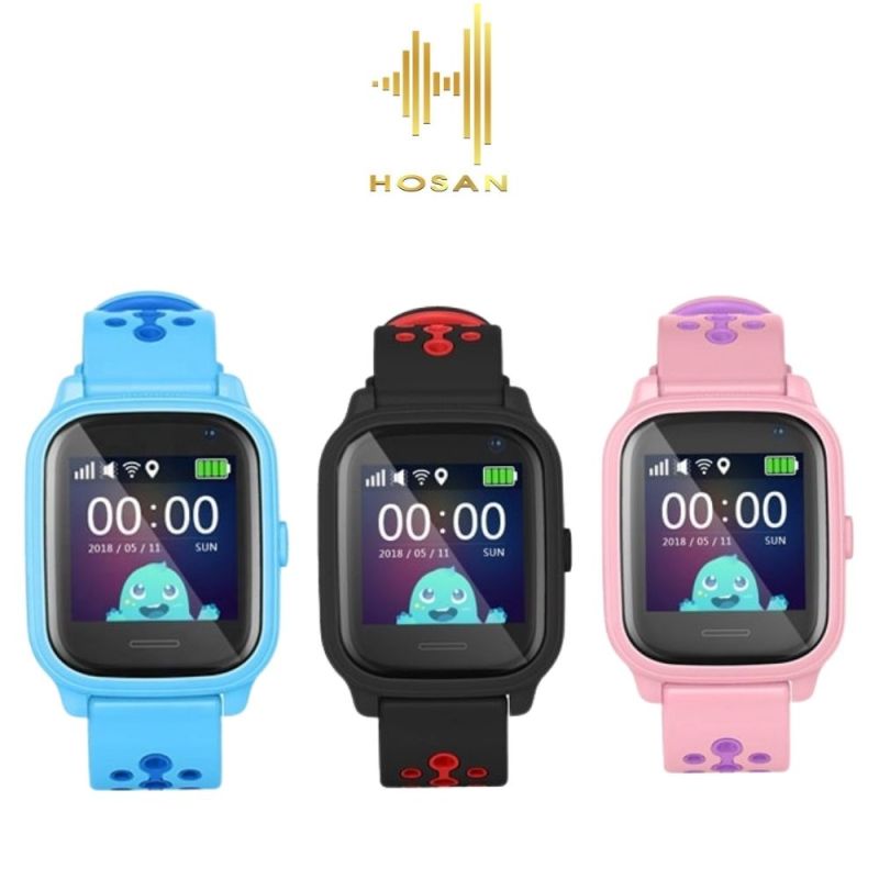 Đồng hồ thông minh định vị trẻ em Wonlex KT04 - Công nghệ định vị : GPS/A-GPS + LBS + Wifi - Bảo hành 12 tháng