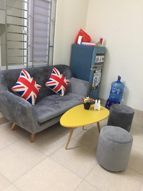 Bàn Trà Sofa\Bàn Trà Cafe Chân Gỗ Sồi - GP55