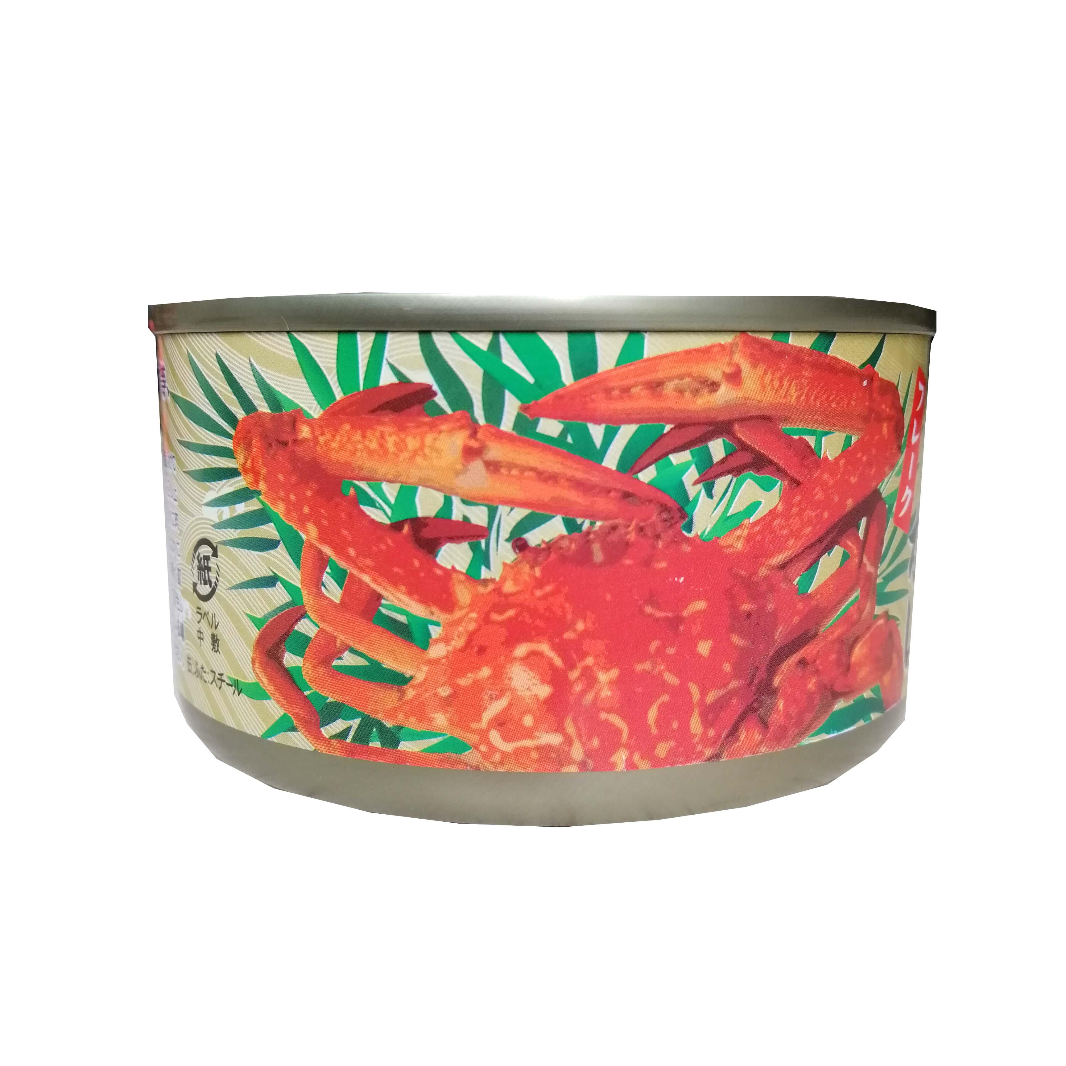 THỊT CUA BIỂN KOBE BUSSAN 185gr (Thịt ghẹ đóng hộp 185g)