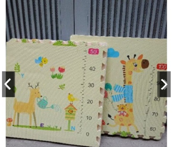 1 Bộ 4 miếng Thảm xốp hình chống trơn khổ 60*60 cm