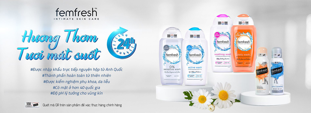 Dung Dịch Vệ Sinh Phụ Nữ Femfresh Cao Cấp