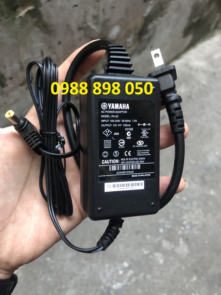 cục nguồn đàn organ yamaha 12v 700ma