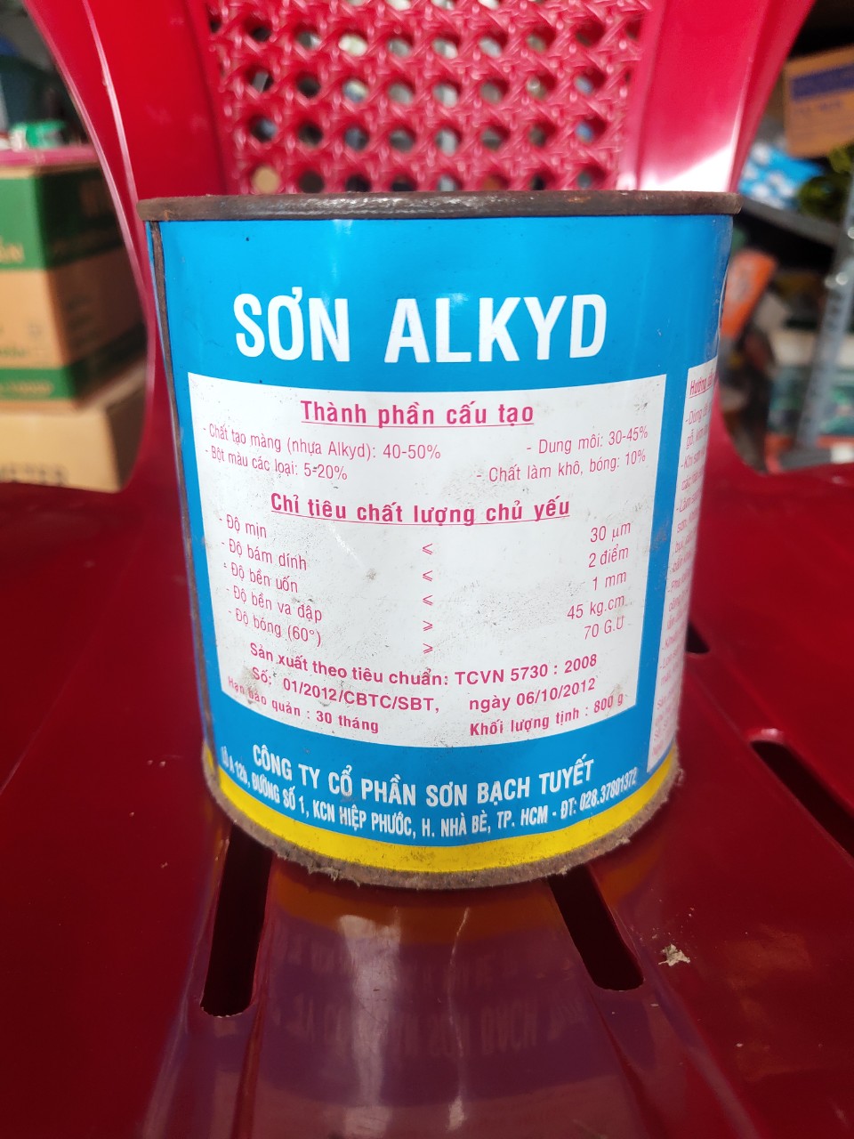 sơn dầu bạch tuyết