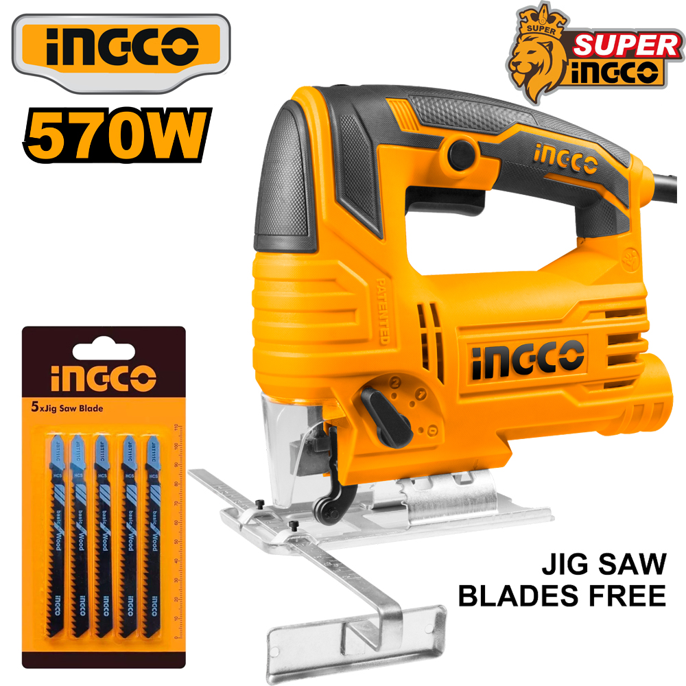 MÁY CƯA LỌNG INGCO 570W JS57028 ( tặng kèm 5 lưỡi cưa lọng gỗ )