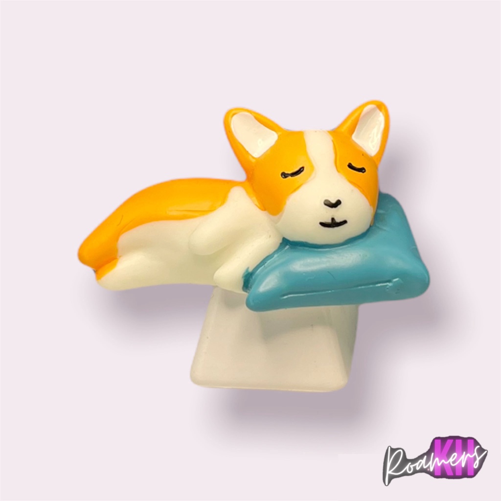 Keycap Cún Chó Yêu Thư Giãn Nút Bàn Phím Cơ