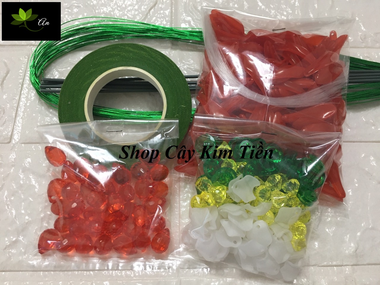 Nguyên liệu làm cành lan cánh cúc ( có video hướng dẫn)