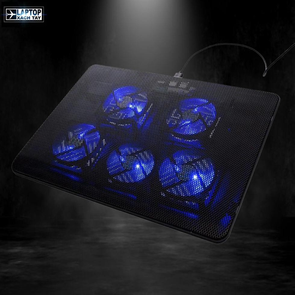 [HCM]Đế tản nhiệt laptop CoolPad V4/V5 4 fan [Cực tốt]