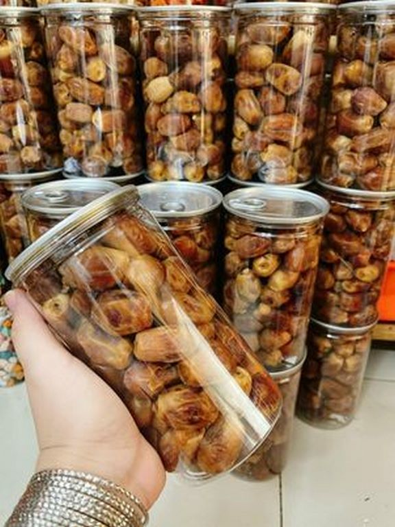 Mứt chà là khô nhập khẩu lon pet 500g - ngon mê ly