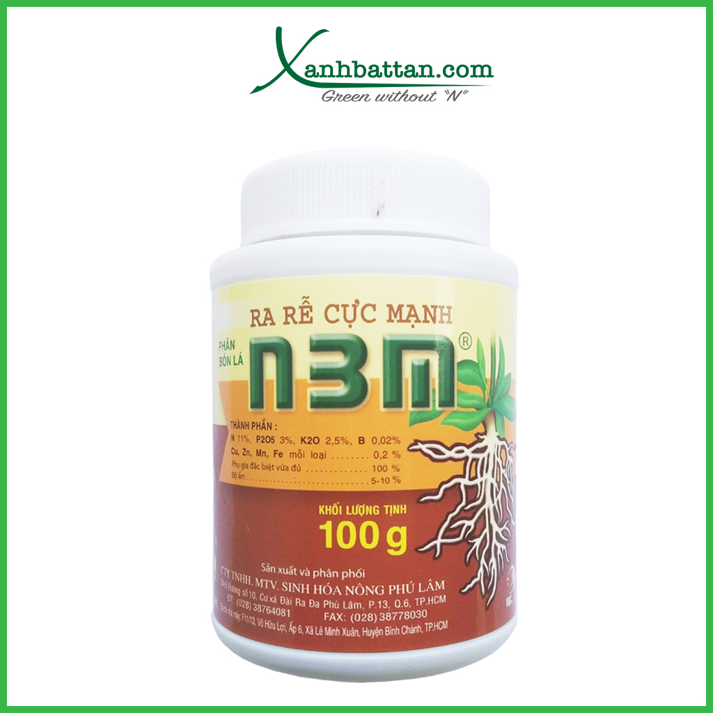 Kích Thích Ra Rễ Cực Mạnh N3M Lọ 100 Gram