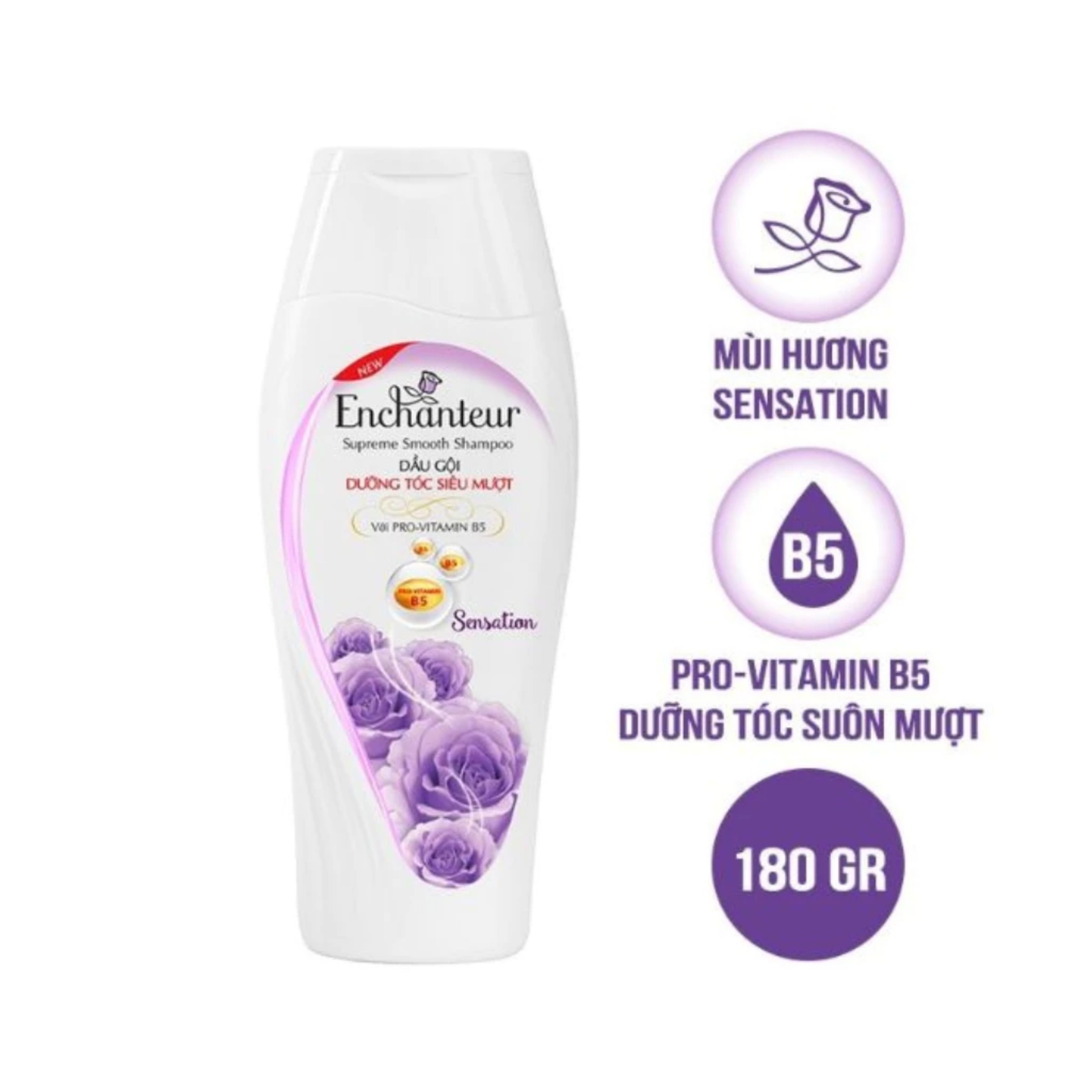 Dầu Gội nước hoa Enchanteur 180g
