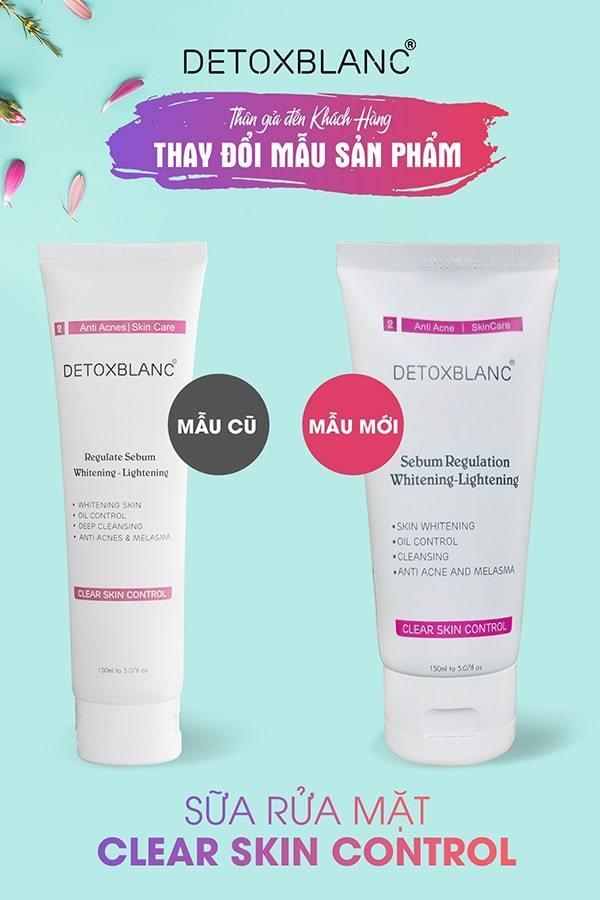 [HCM]Sữa rửa mặt sinh học thải độc da Detox BlanC 150ml