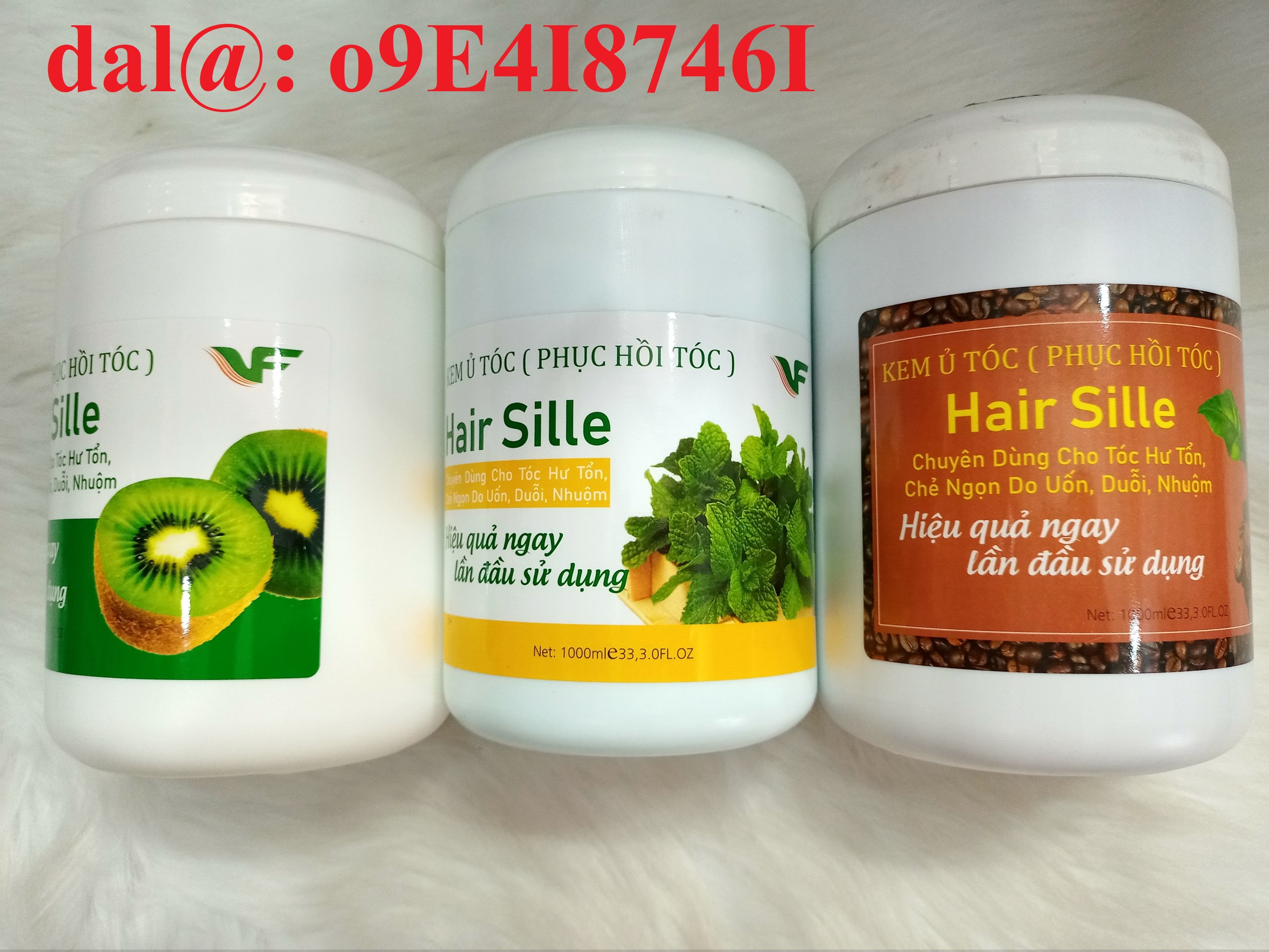 Hấp ủ, phục hồi tóc 1000ml hair sille