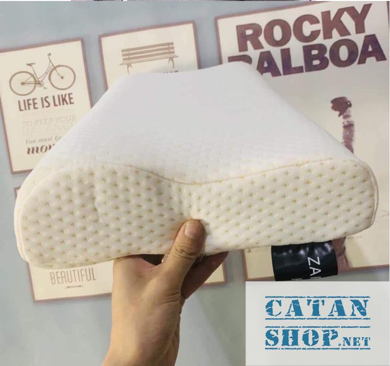 [HCM]Bộ vỏ và ruột gối CAO SU NON cho người lớn gối cao su non chống ngáy siêu mềm mại GD258-GoiCSNZara