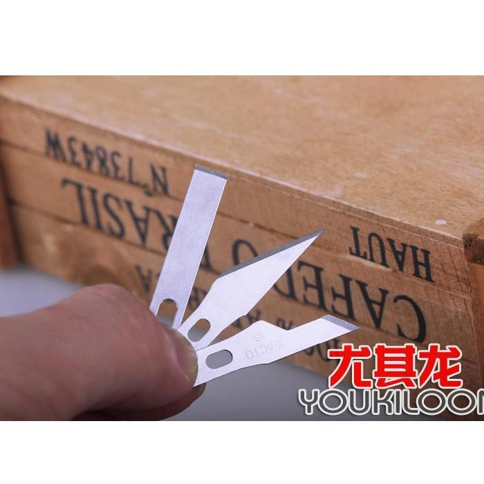 [HCM]Lưỡi dao khắc Kaisi 306 (1 bịch 10 lưỡi: mẫu số 16)