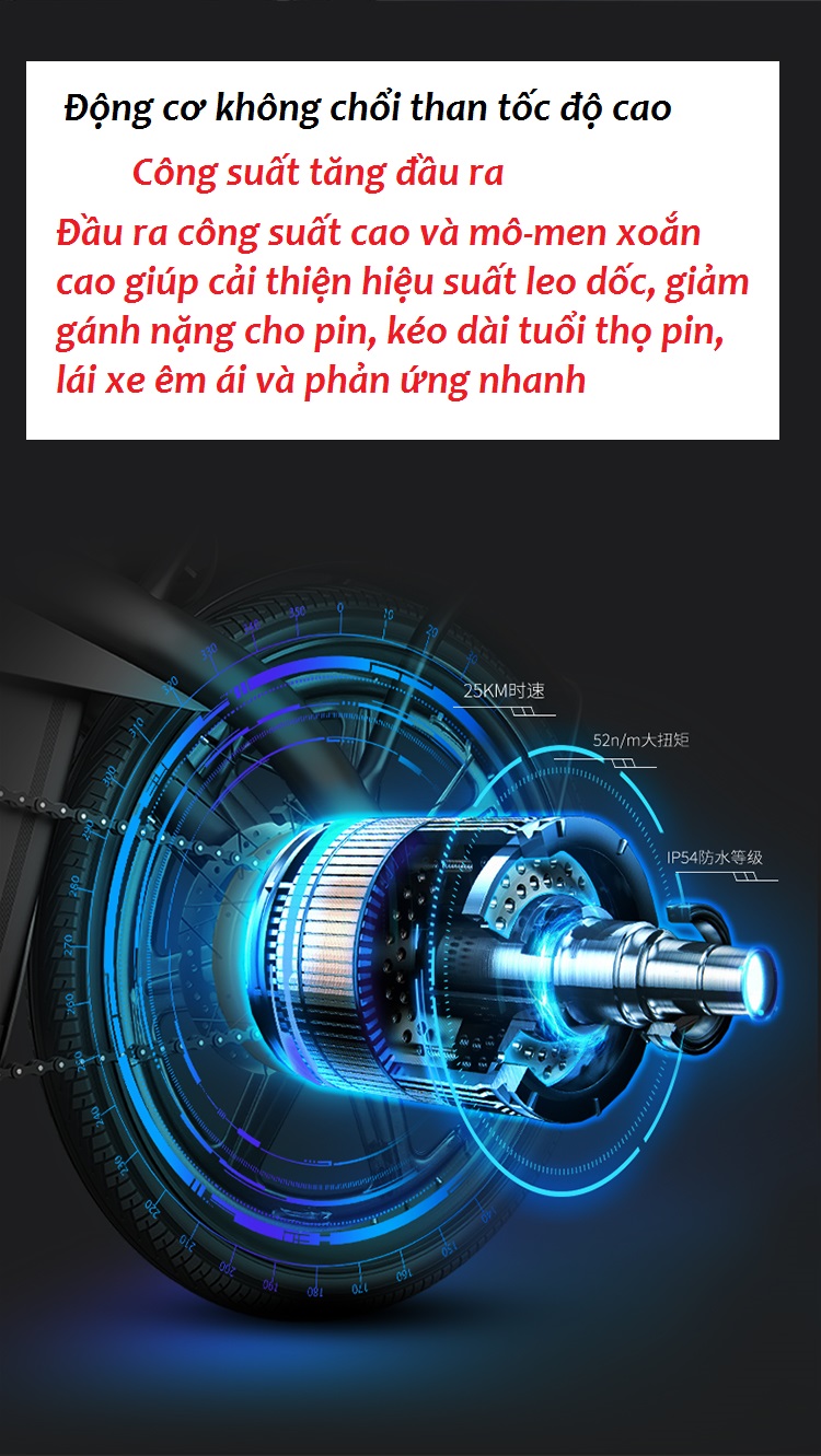 Xe điện gấp gọn Phoenix 30 km/ lần sạc, 25 km/ h
