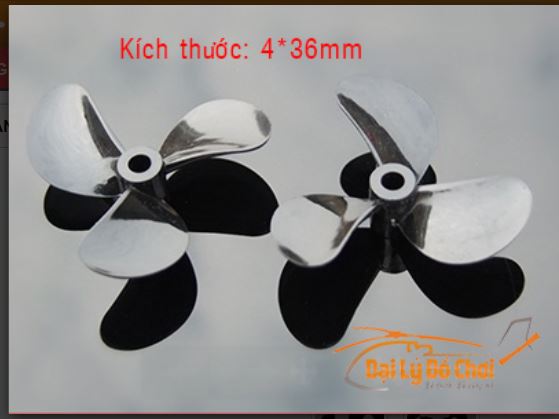 CV7D BỘ CHÂN VỊT 3 CẠNH ĐỐI NGƯỢC CHIỀU KÍCH THƯỚC 4 * 36MM